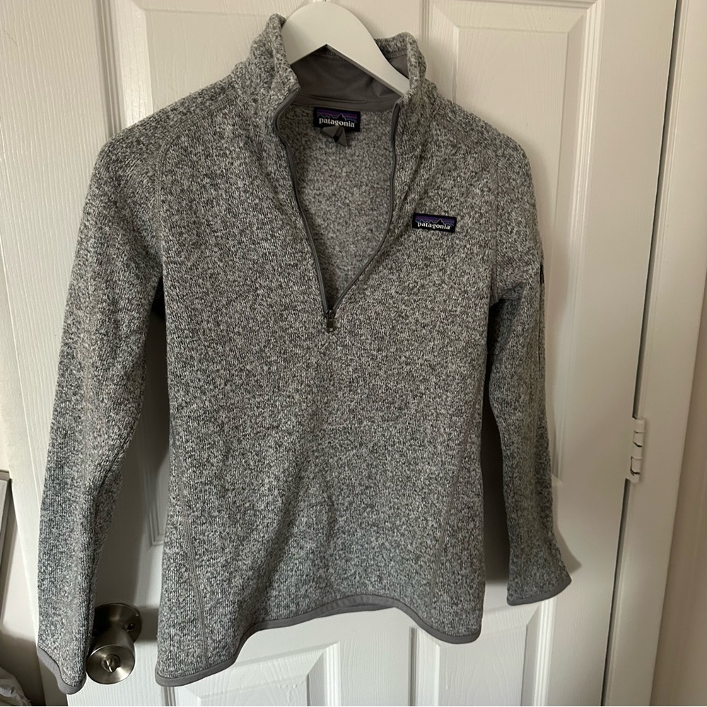 Patagonia Gray Better Sweater 1/4 Zip Fleece